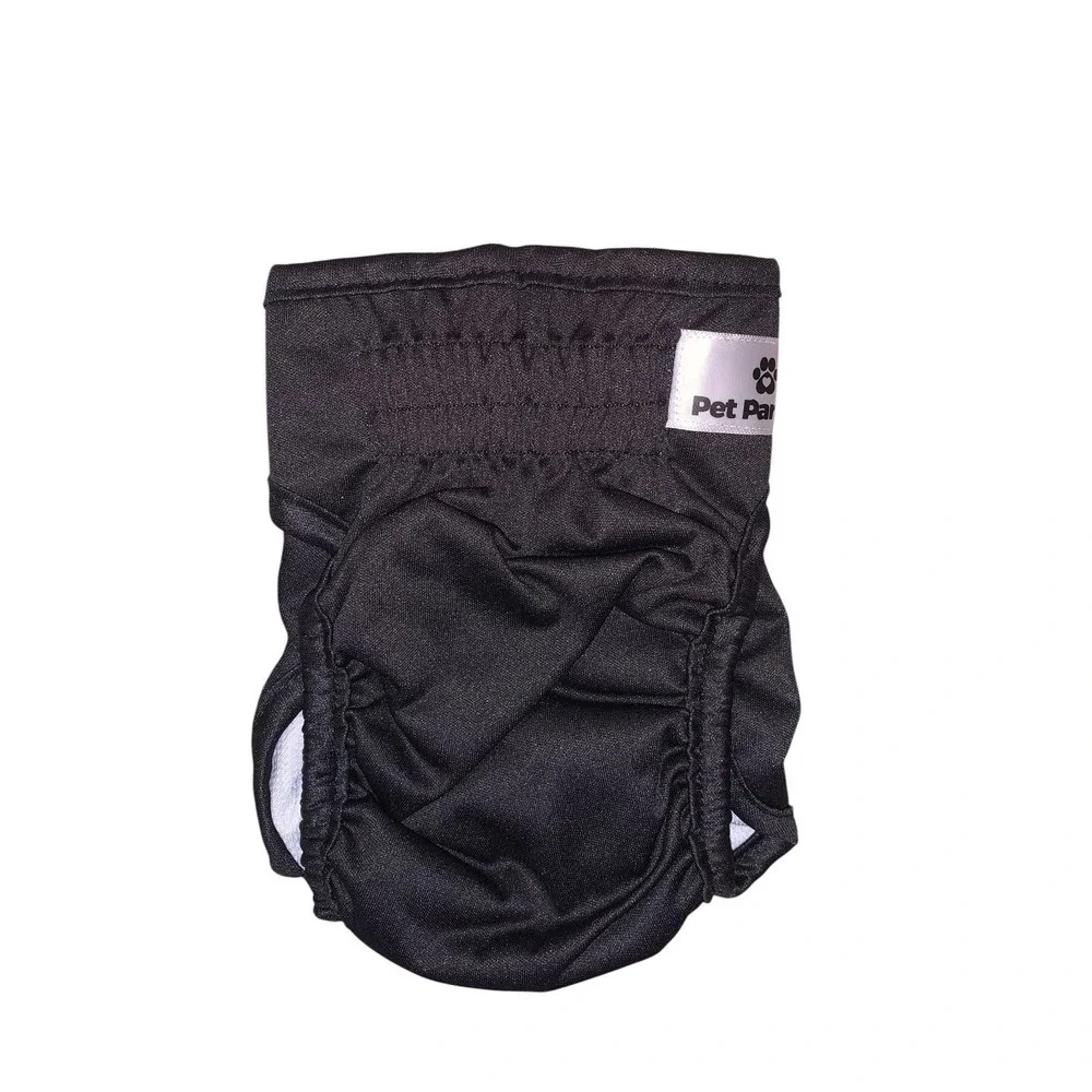 Pet Parents Washable Dog Diapers (3-Pack) Small Black Sustainable